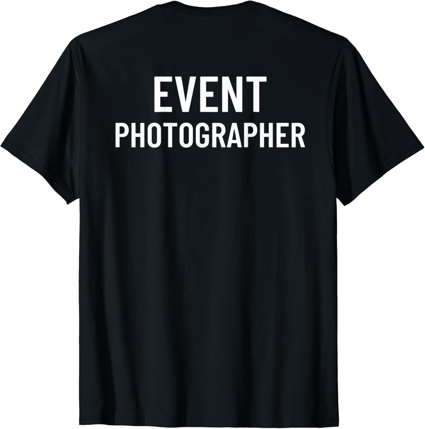 Event Photographer (Back Printed) Official Staff